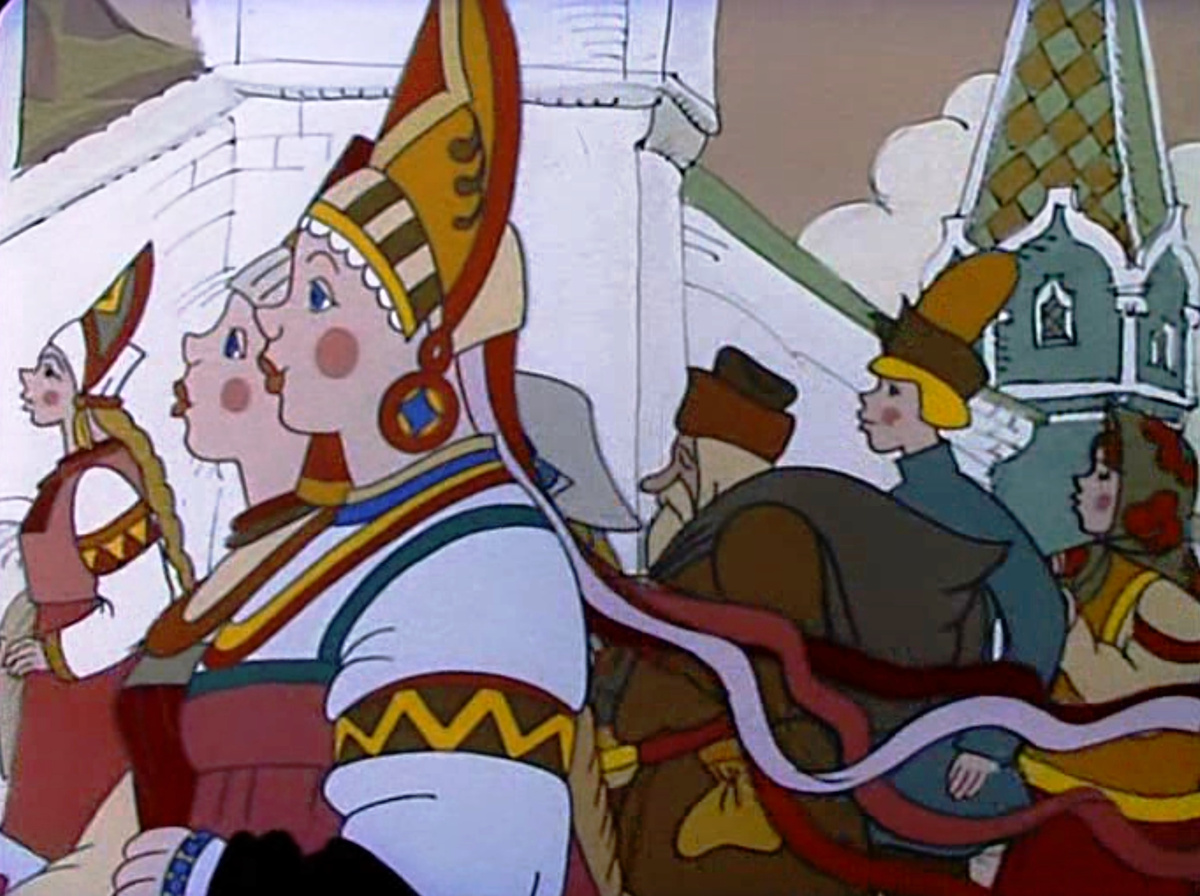 Кадр из мультфильма Конек-Горбунок 1975 год