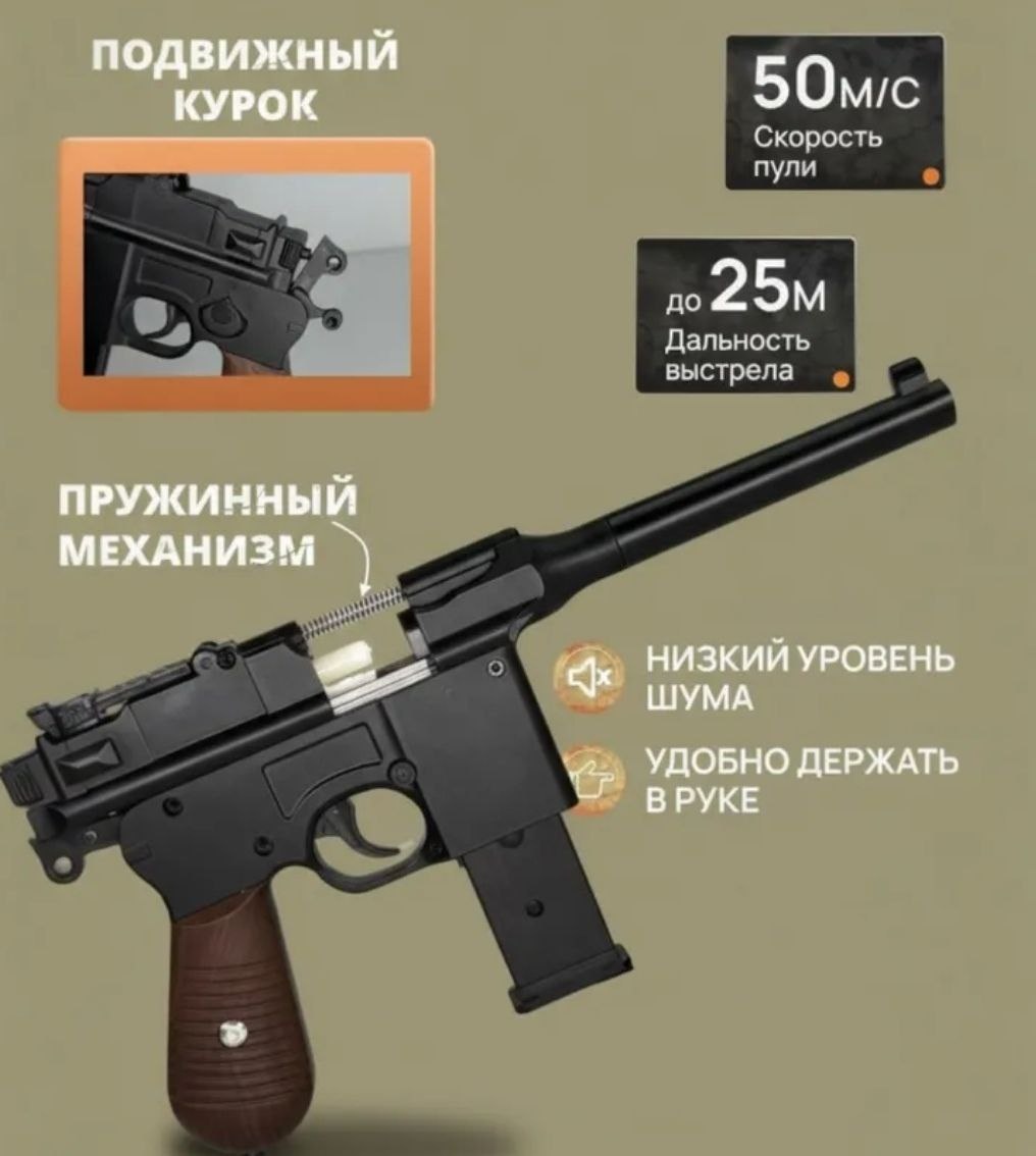 Характеристики данного спрингового пистолета