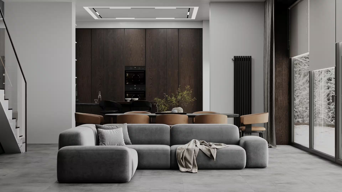 Интерьер частного дома 311 м² в КП «Новогорск Клаб»