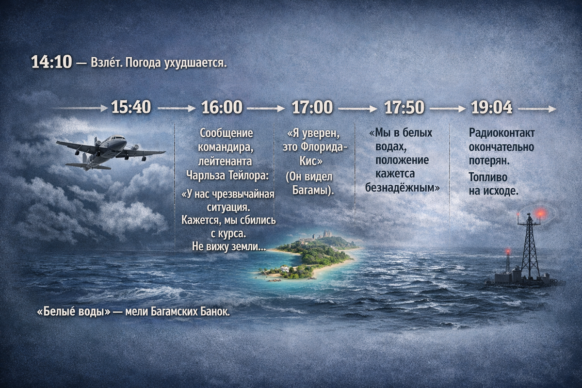 Инфографика-хронология «Рейс 19»