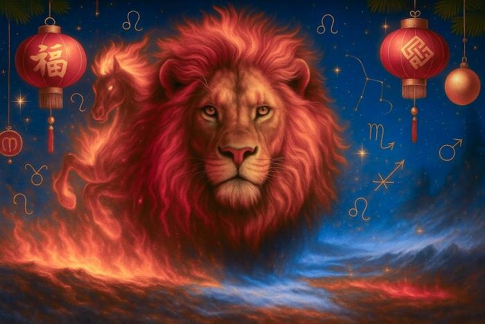 Гороскоп Лев на 2026 год: любовь, финансы, карьера — прогноз для женщин и мужчин. Обложка © ChatGPT