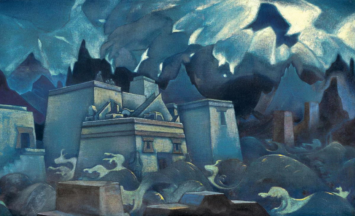 Рерих Николай Константинович. Последние атланты (Гибель Атлантиды)