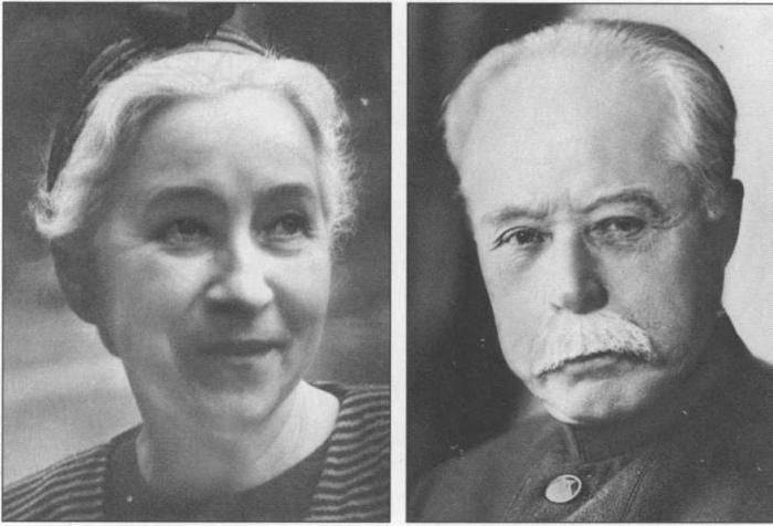 Александра Леонидовна (в девичестве княжна Оболенская) и Александр Григорьевич Иванишевы, мать и отчим Константина Симонова