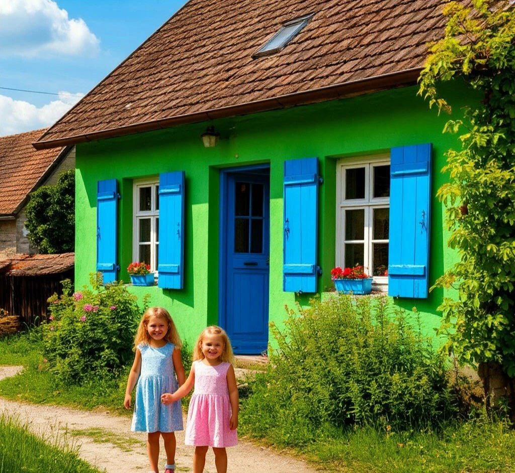 Лето у бабушки в деревне 