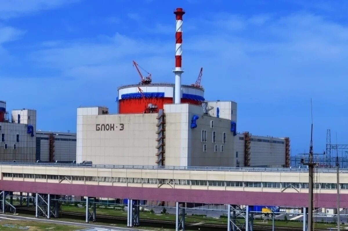    Донская АЭС в 2026 году отключит три энергоблока от сети для ремонта