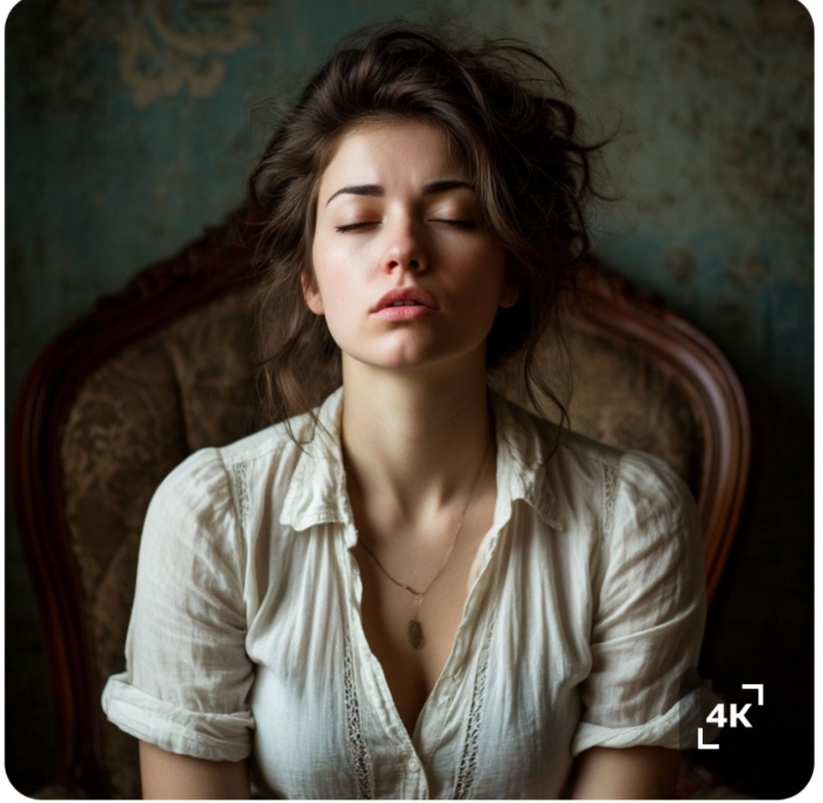 Так Шедеврум представляет даму с непомерно раздутым самомнением)