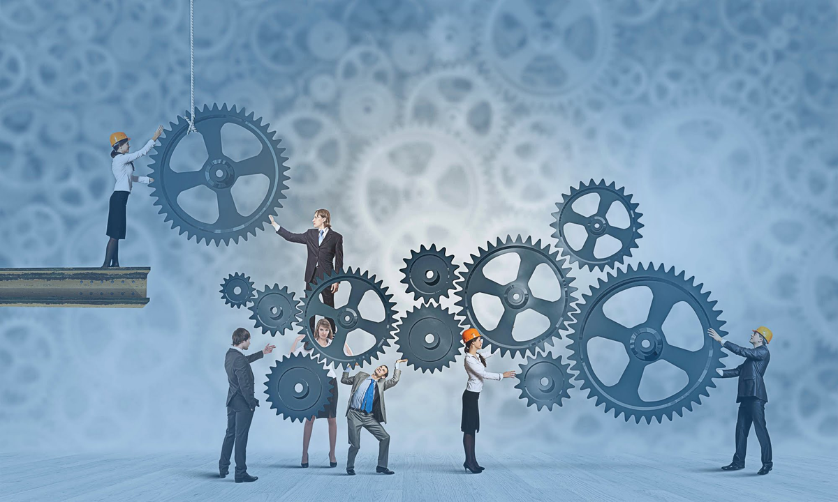 Шестеренки крутятся