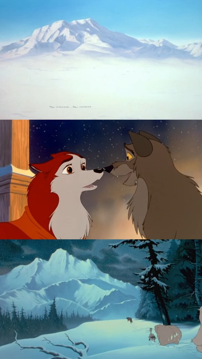 Кадры из мультфильма «Балто»