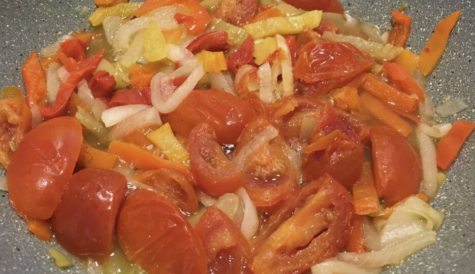 Домашнее лечо из замороженных овощей 🍅❄️