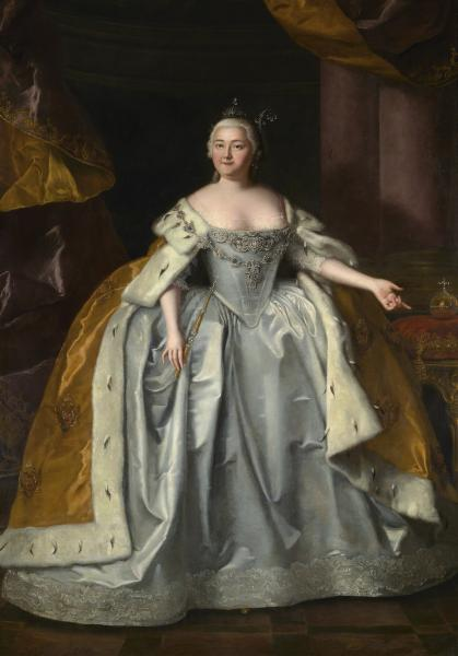 Луи Каравак. «Портрет Елизаветы Петровны», 1740-е — начало 1750-х годов, Государственный Русский музей, Санкт-Петербург © Public domain