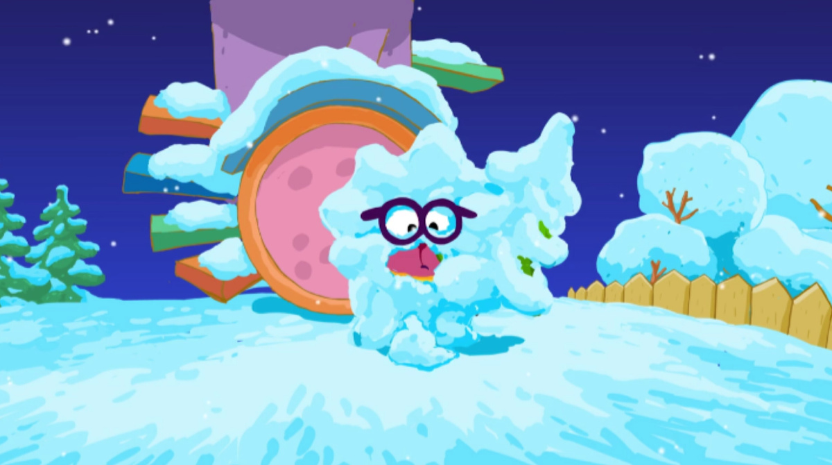 Взято из открытых источников. Ёж - снеговик. Прикольно