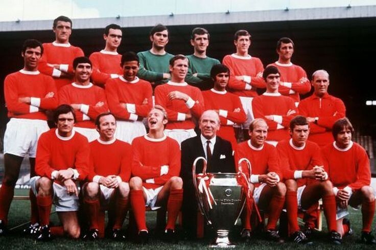 "Манчестер Юнайтед" выиграли Кубок европейских чемпионов в 1968 году