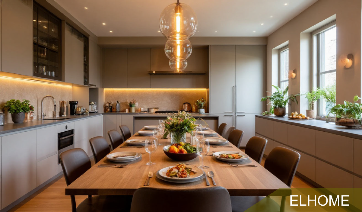  Ноябрьские вечера созданы для семейных ужинов. Правильная организация кухонного пространства делает процесс приготовления и приема пищи особенно приятным.