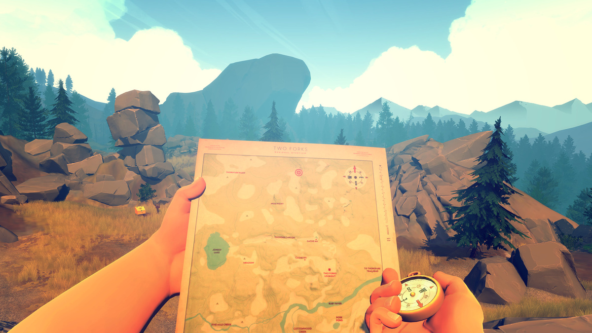 Firewatch. Изображение взято из страницы игры в Steam