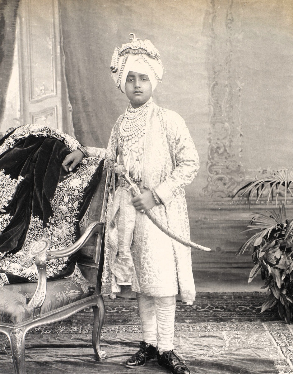 Махараджа Бхупиндер Сингх в юности, 1903 год