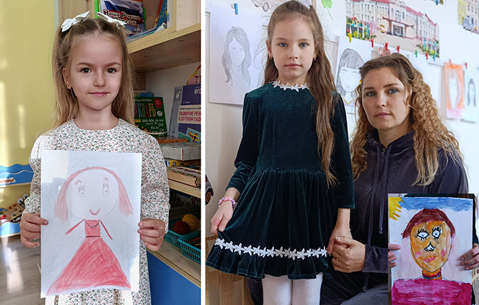 Зинаида Лахина и Ангелина Железнякова.