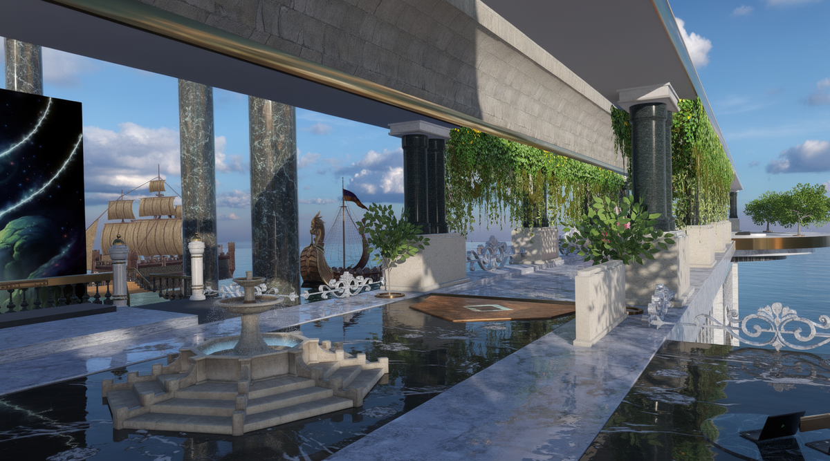 VRChat - виртуальная реальность - Auriel by Deryvier - Мир сделанный для Kamila_b