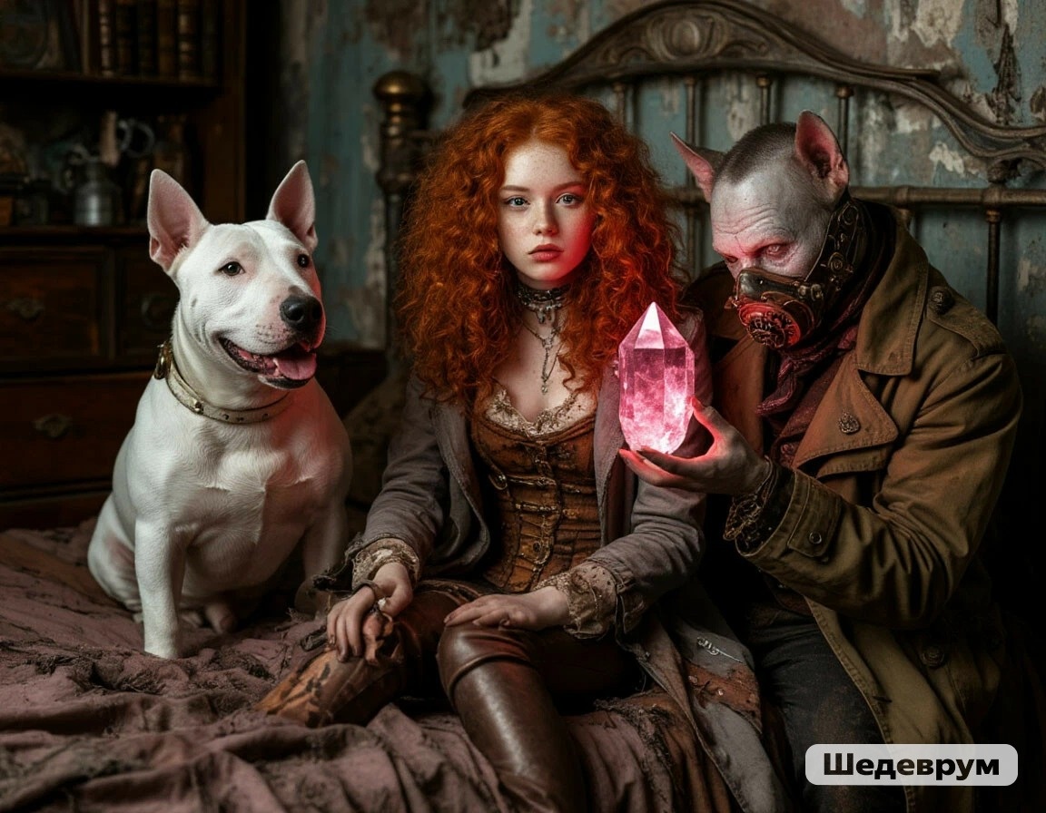 Бультерьера в рассказе нет, но ИИ считает, что он должен там быть! Ох уж этот ИИ!