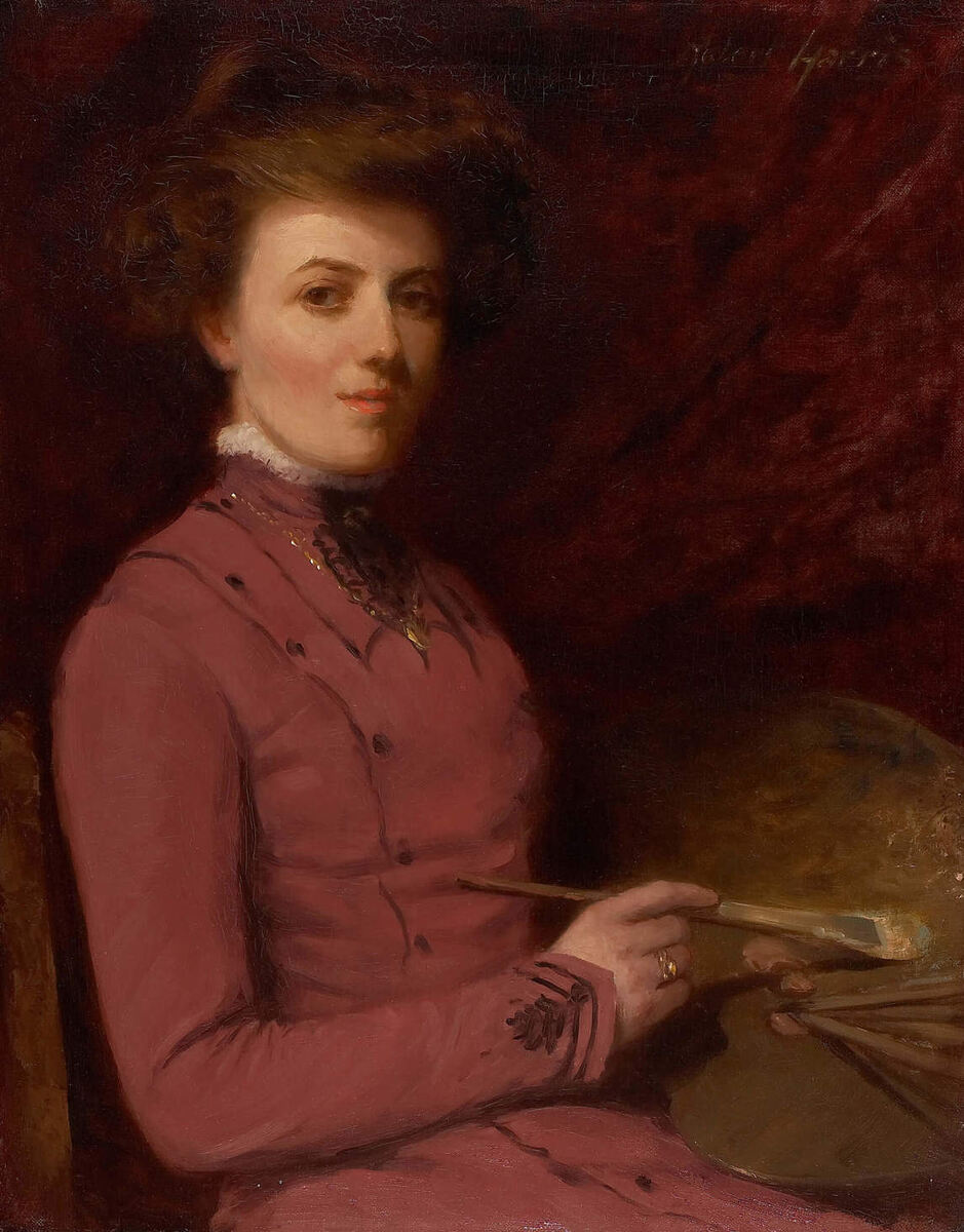 Роберт Харрис, Хелен Макниколл, 1910, холст, масло, 77,3 х 61,5 см, Художественная галерея Онтарио, Торонто.