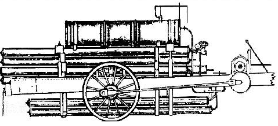 Духоход - локомотив на сжатом воздухе.