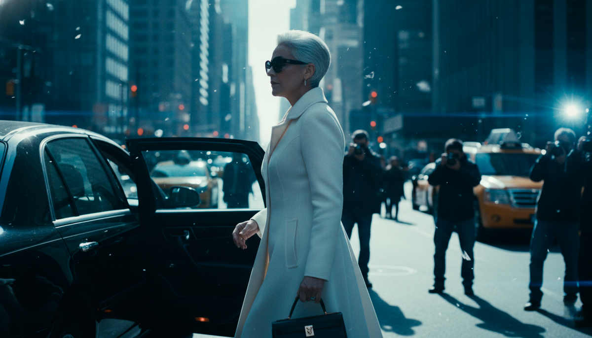 Первое впечатление нельзя произвести дважды. Для Миранды Пристли ее пальто — это не просто одежда, а заявление о статусе, которое она делает еще до того, как входит в здание.