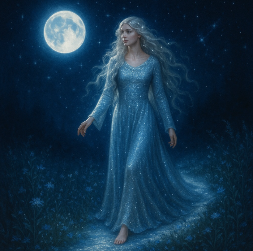 Луна, Богиня Селена или Дивия у русов