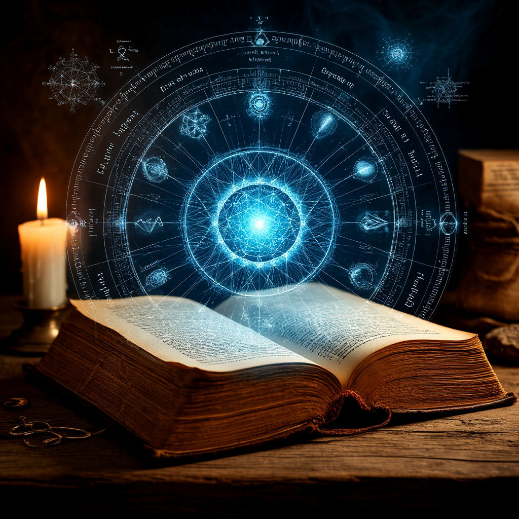 Иллюстрация "Наука и Открытие Биоплазмы" создана сетью Шедеврум