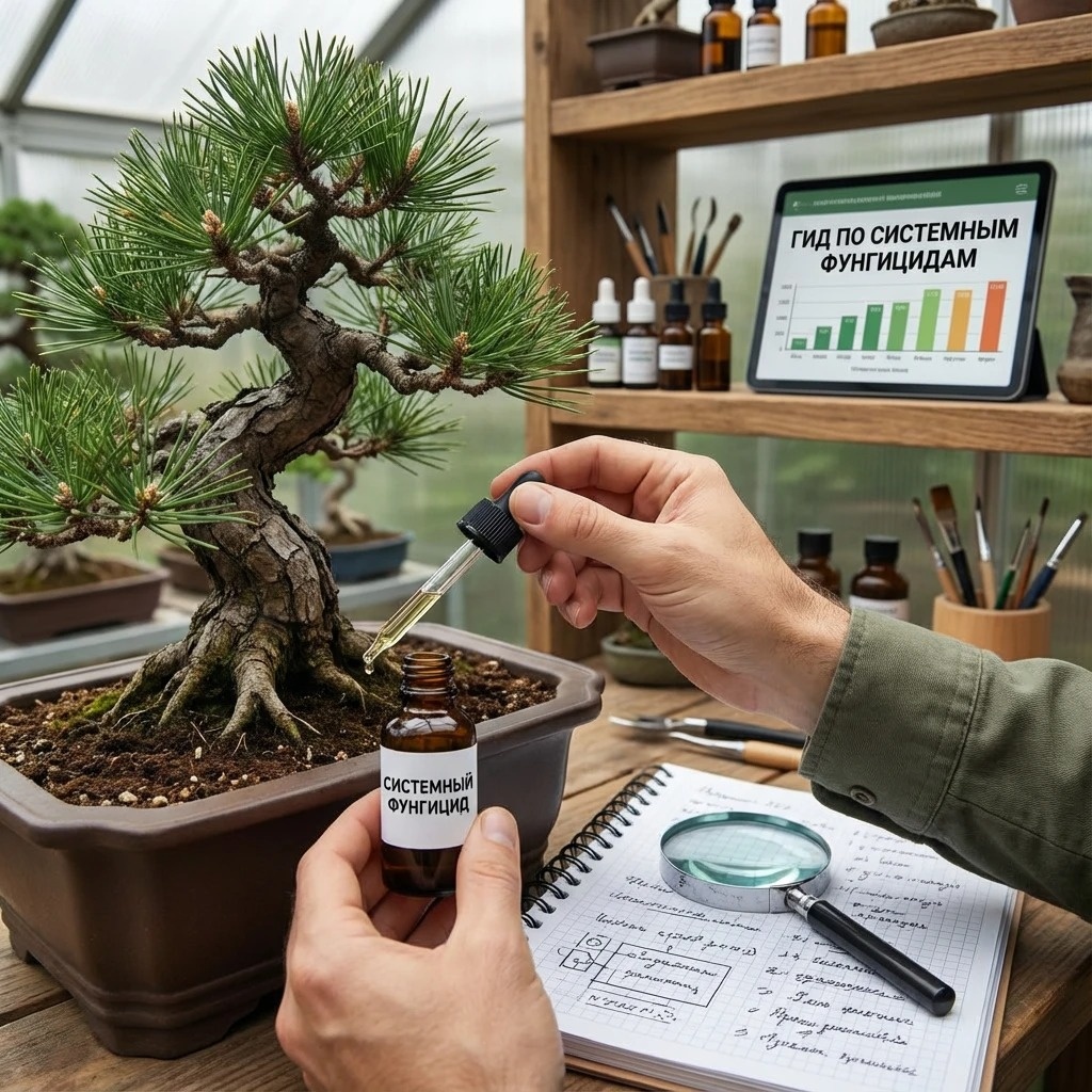 Гид по системным фунгицидам для продвинутого бонсаиста