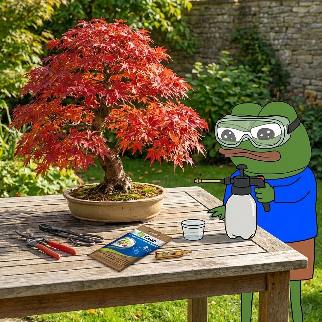 Скор (д.в. Дифеноконазол) / Аналог: Раёк Один из лучших препаратов в аптечке бонсаиста. 