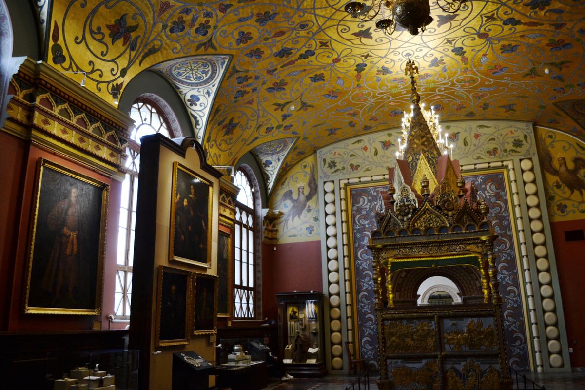 Москва. Государственный Исторический музей, оформление выставочных залов. Фото автора канала 