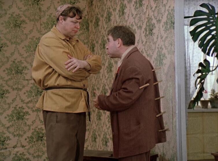    Кадр из фильма «Не может быть!», киностудия «Мосфильм», 1975 г.