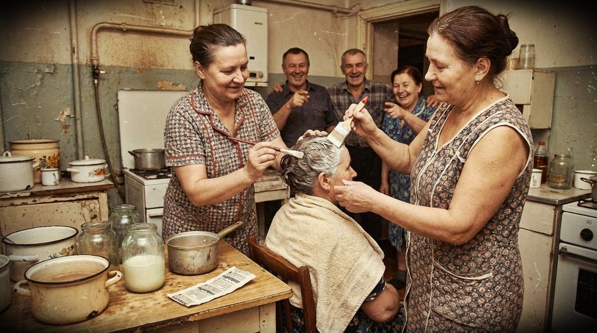 Процесс окрашивания был сродни химическим опытам