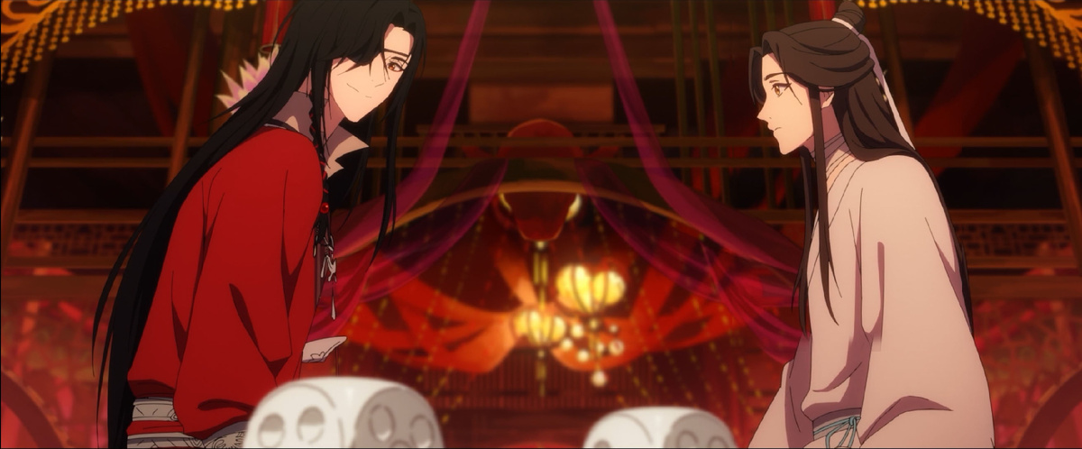 Хуа Чен, единственное существо в комате, которое в курсе что происходит на самом деле, одалживает принцу удачу