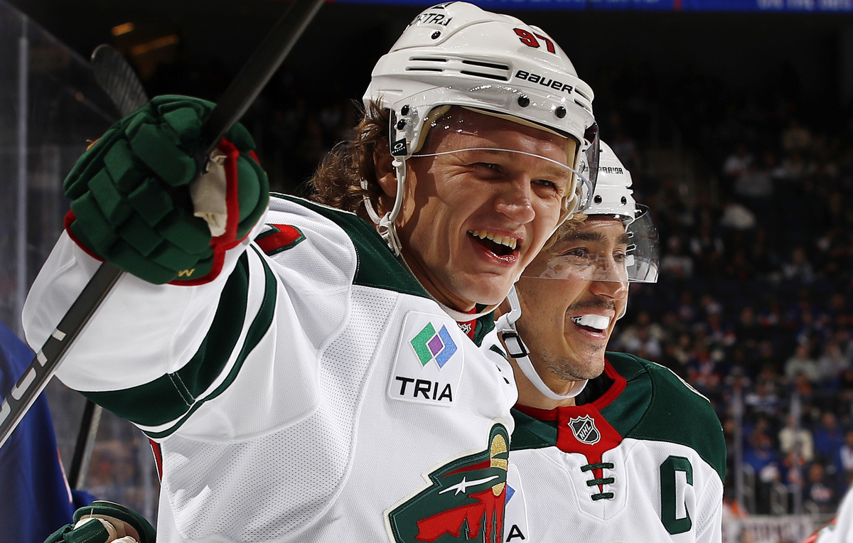    Нападающий "Миннесоты" Кирилл Капризов  Sarah Stier/Getty Images