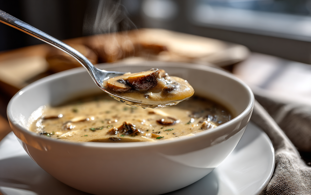 Почему французы добавляют в грибной суп муку, а мы нет? Секрет идеальной текстуры / Изображение: AlphaChef