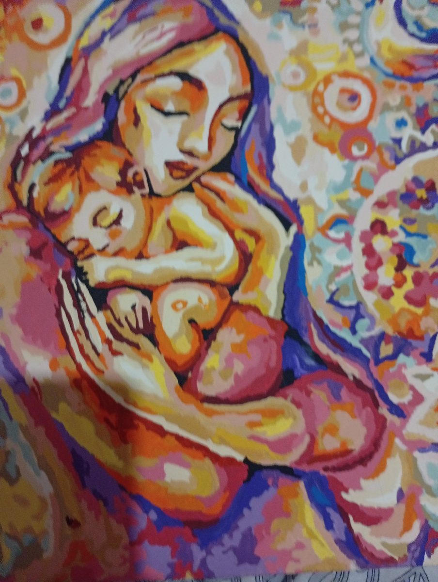 Моя первая картина рисование по номерам