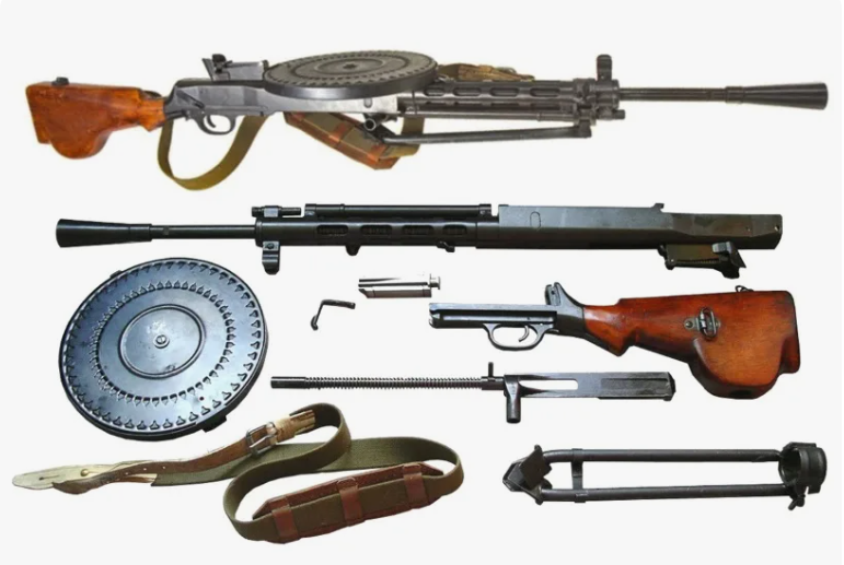 Конструкция пулемёта ДП-27.
