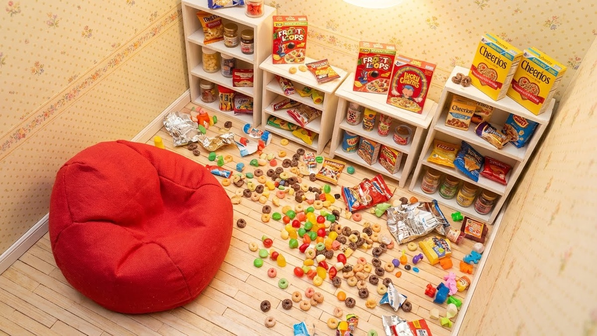 Иллюстрация - комната сладкоежки