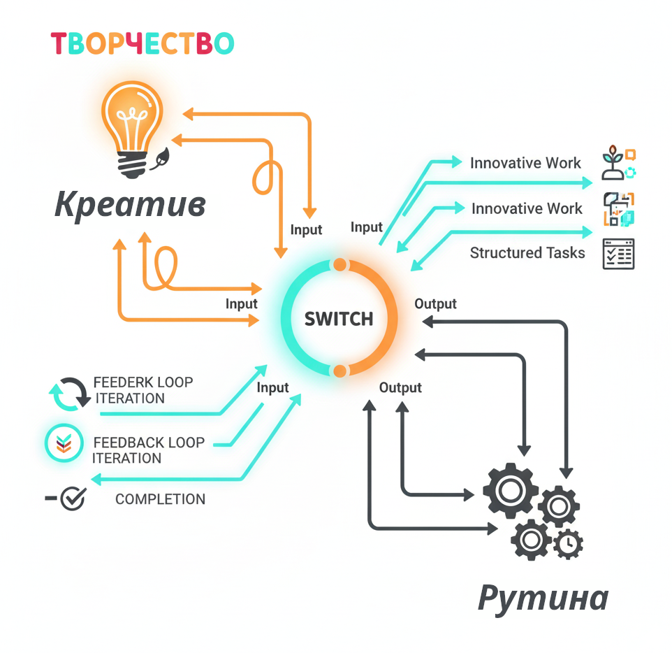 Творчество и рутина