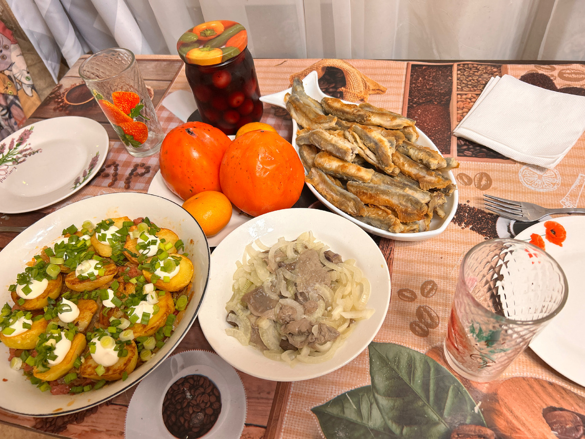 Это наш вчерашний ужин