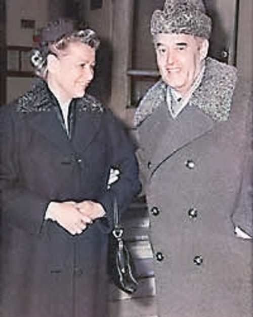 Фурцева со вторым мужем Николаем Фирюбиным