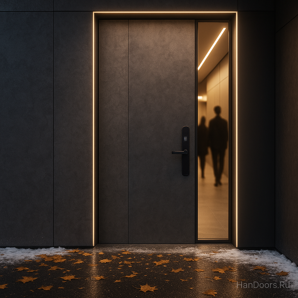    Подбор цвета двери под бетонные и графитовые оттенки Autor