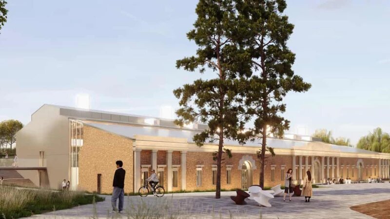     Визуализация проекта по реставрации сереброплавильного завода, «Спички». Производственный корпус: фудхолл. Евгений Ракшин