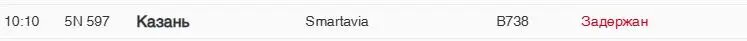    Фото: скрин онлайн-табло аэропорта Пулково