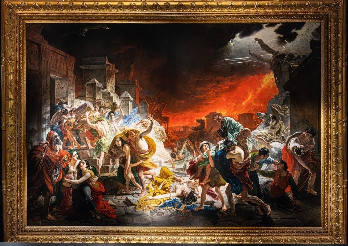 Полотно Карла Брюллова  размером 456,5 × 651 см