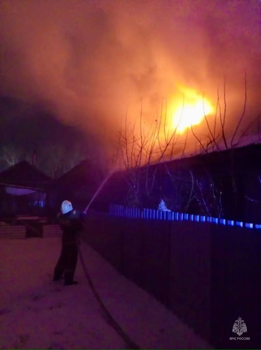    Пожар в Славгороде. Источник: МЧС по Алтайскому краю