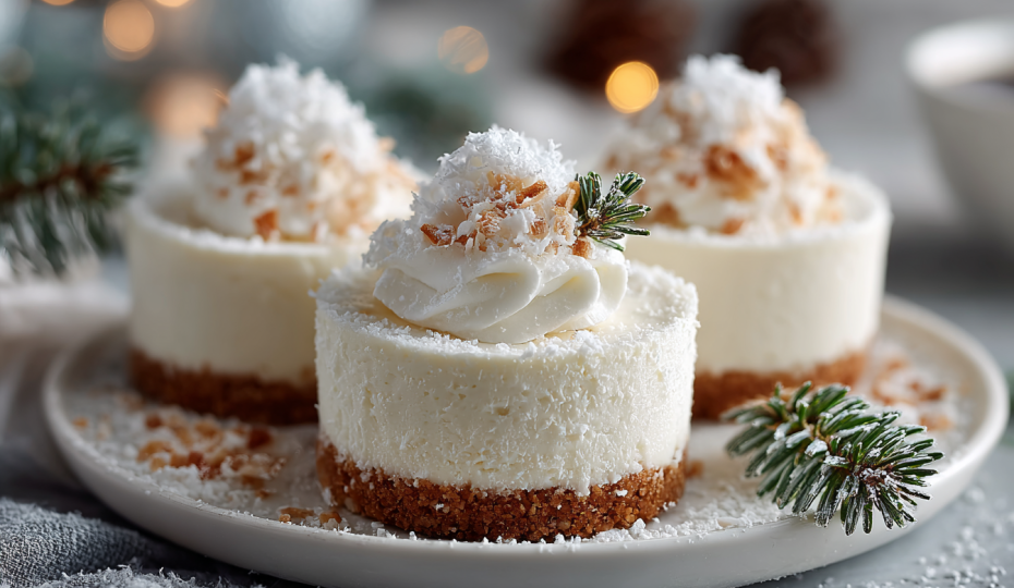 Пирожные «Снежные хлопья» — готовлю на Новый год без выпечки за 10 минут