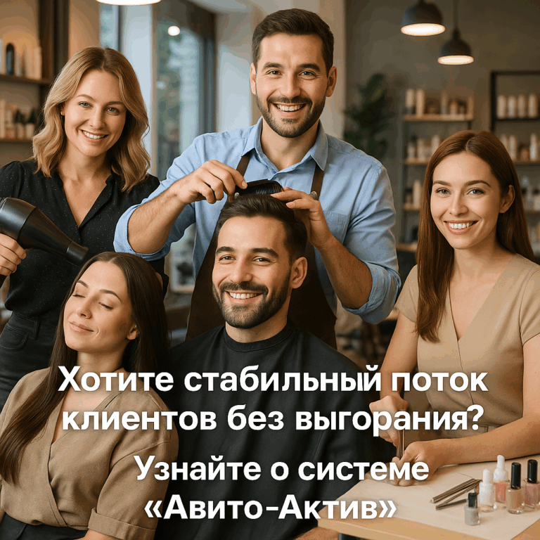    Запустите безвыходную систему "Авито-Актив" и получите поток клиентов без стресса и выгорания! admin
