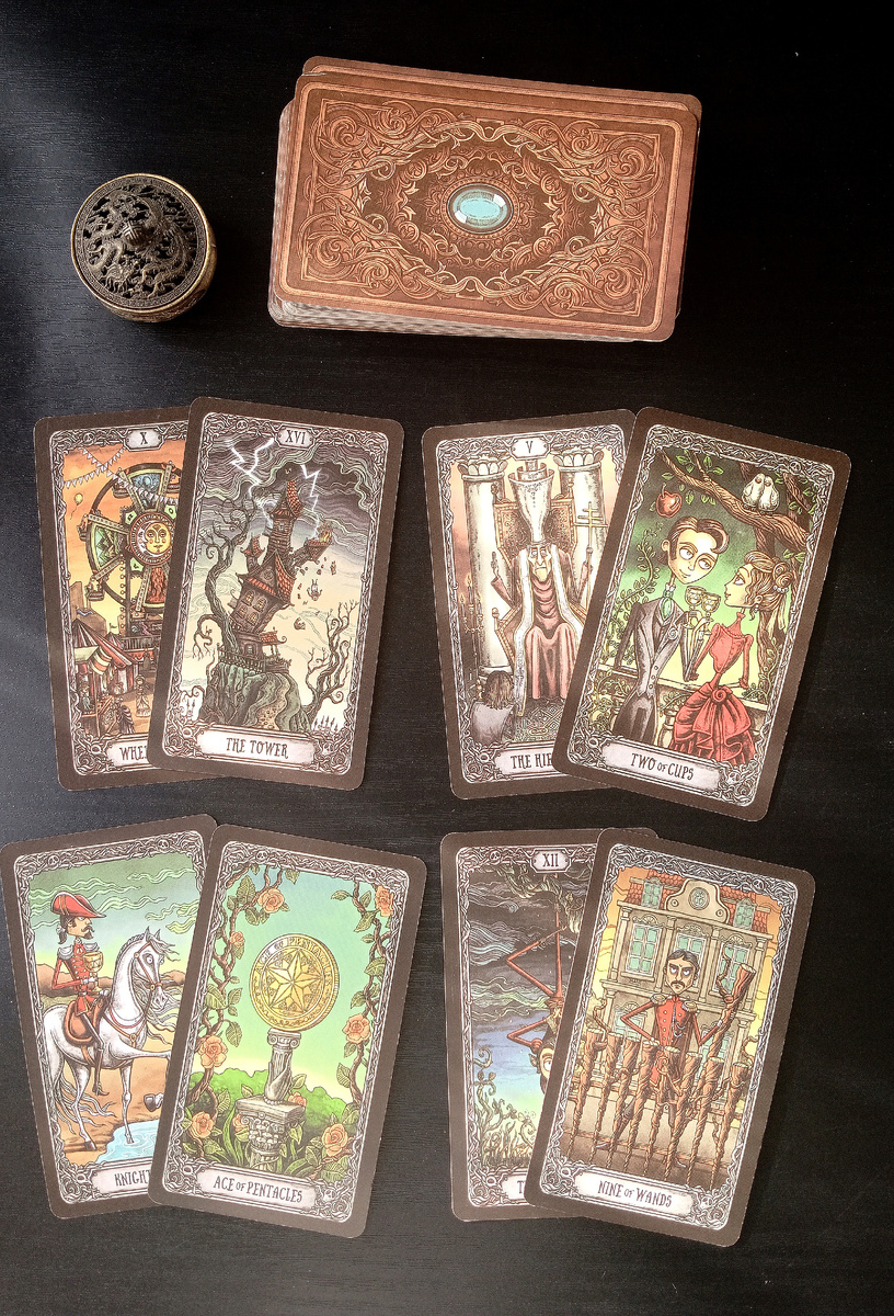 Ответ смотрим на колоде таро "Темный особняк"