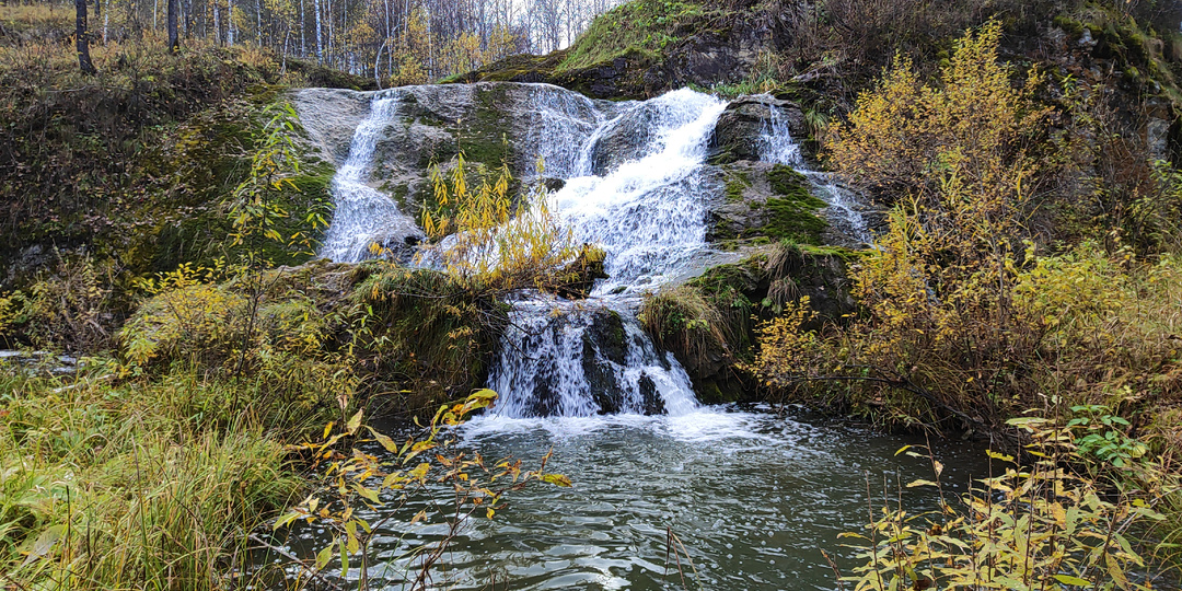 Водопады Новосибирской области. Талицкий водопад